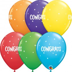 latex balloon congrats