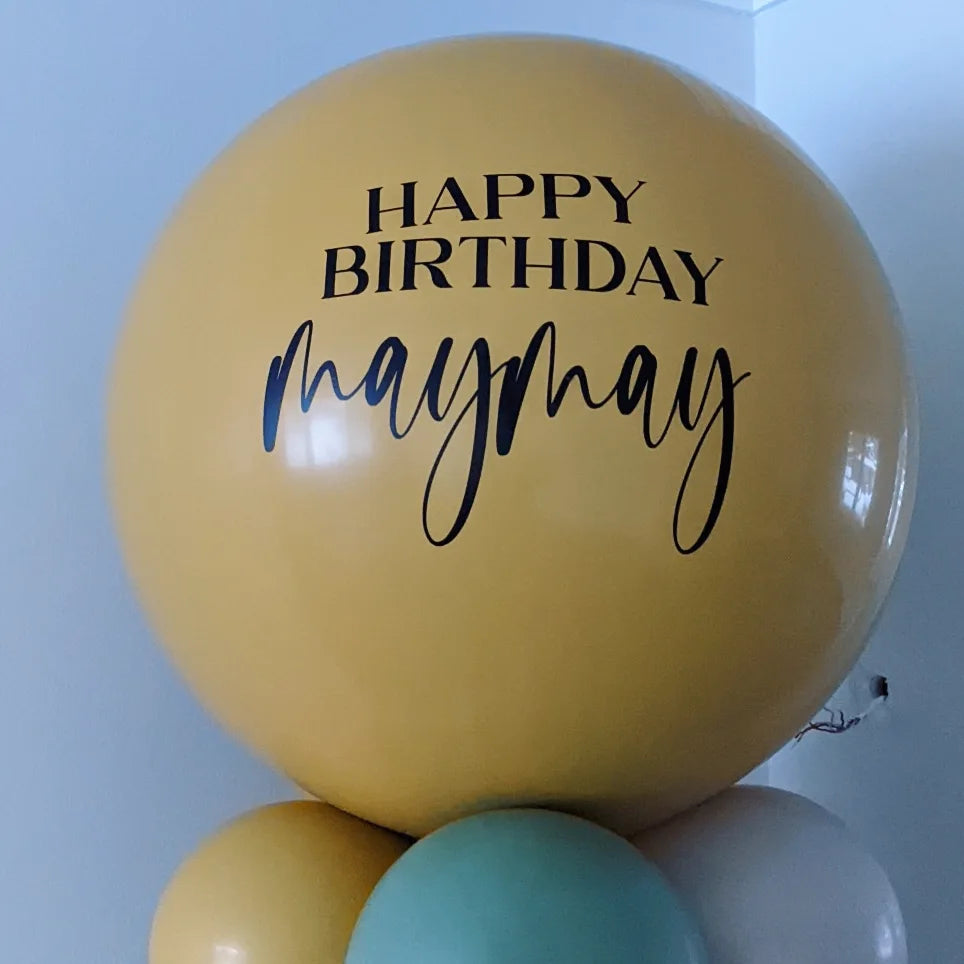 Balloon Column - Personalized Organic Style