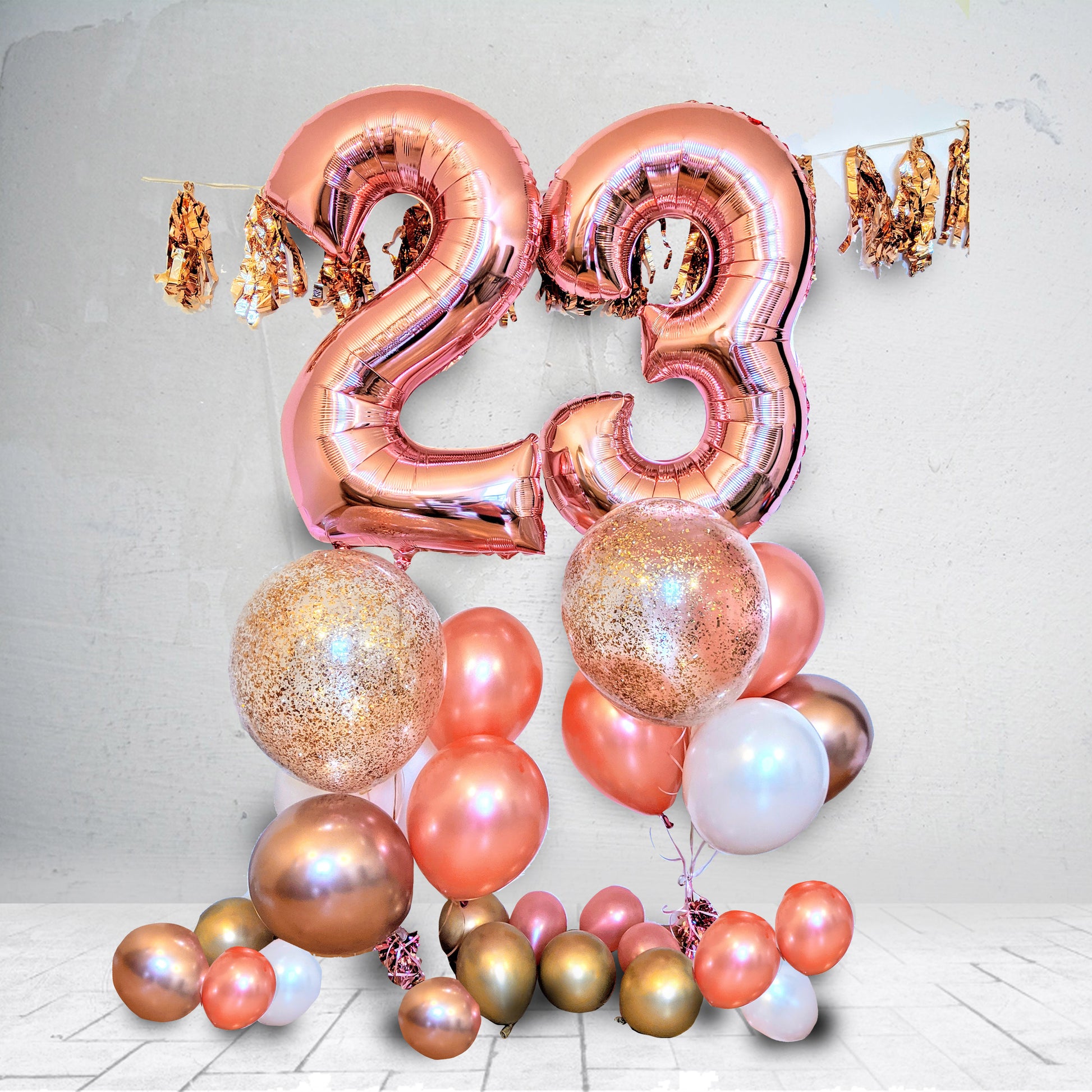 23rd birthday balloons