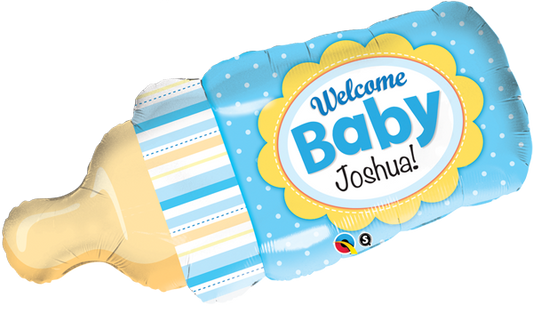 Welcome Baby Boy Bottle